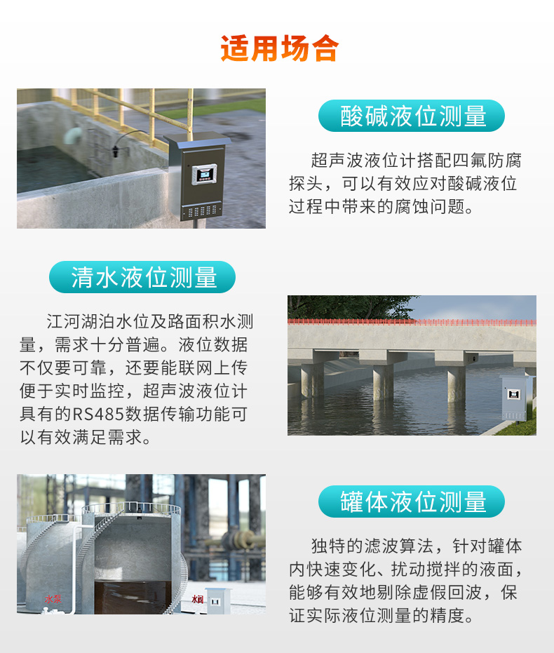 分體式超聲波液位計MIK-ULS-B產(chǎn)品應(yīng)用場合 分體式超聲波液位計MIK-ULS-B產(chǎn)品應(yīng)用場合